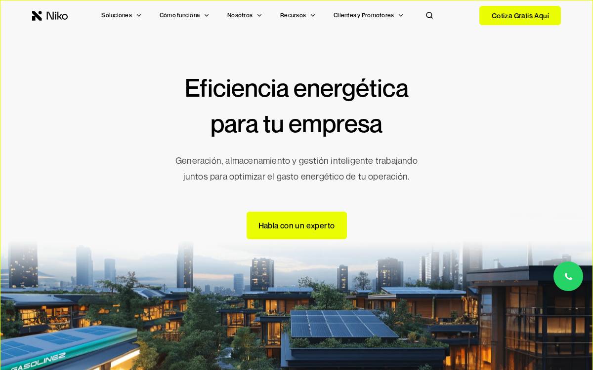 Niko website preview