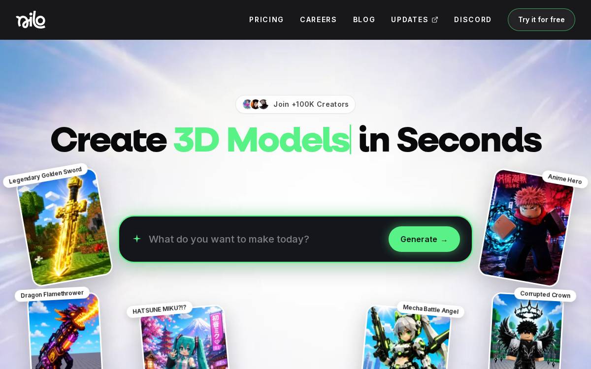 Nilo website preview