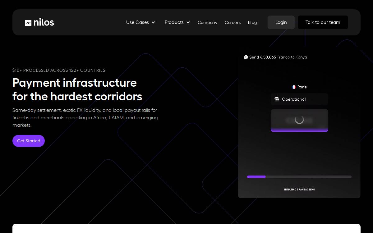 Nilos website preview
