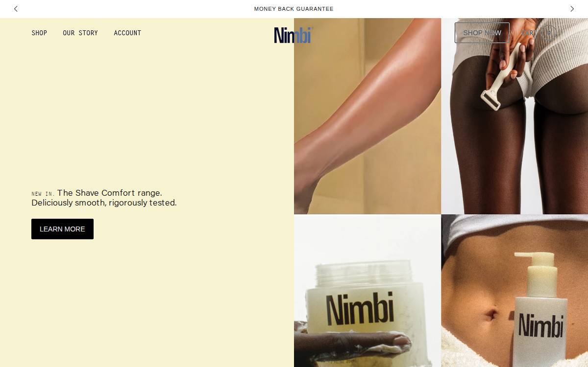 Nimbi website preview