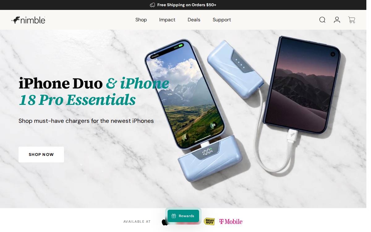 Nimble website preview