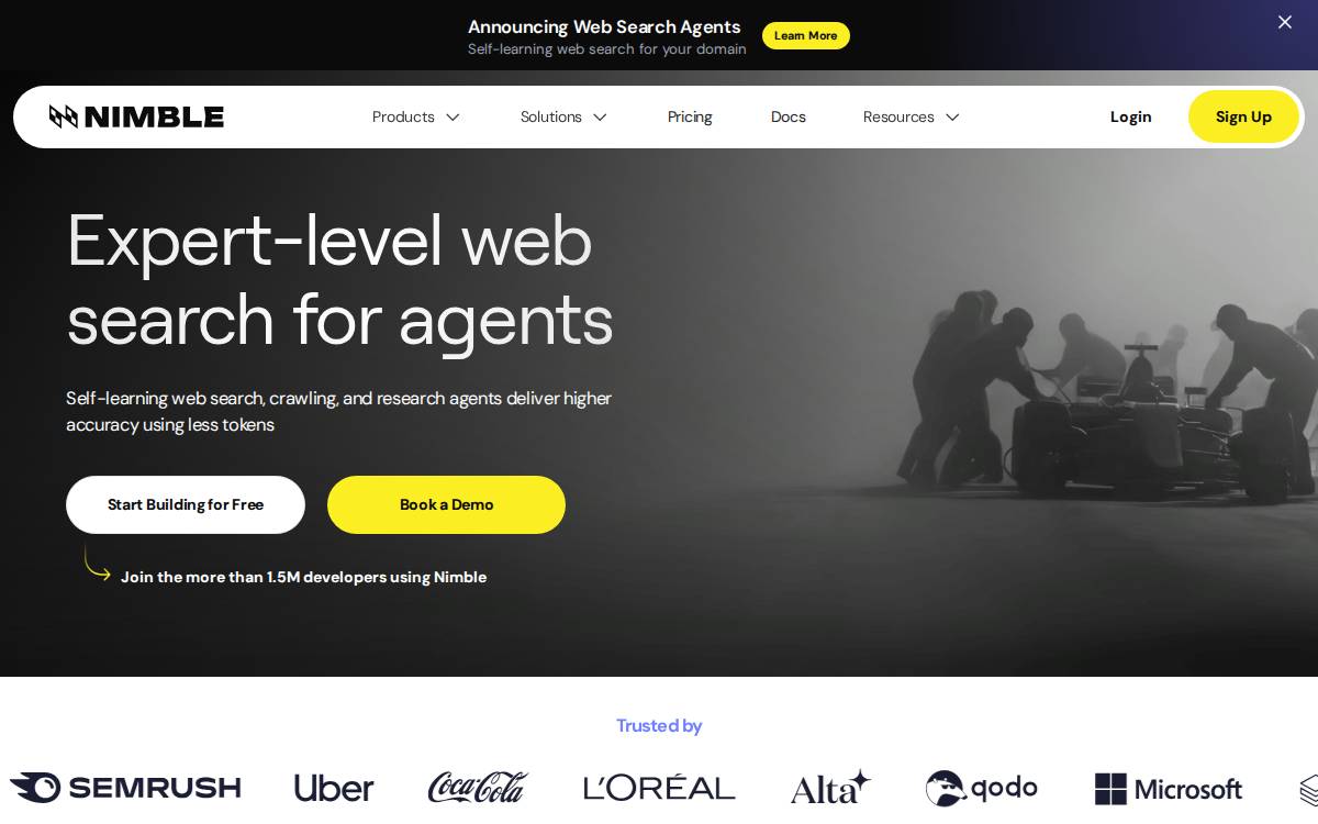 Nimble website preview