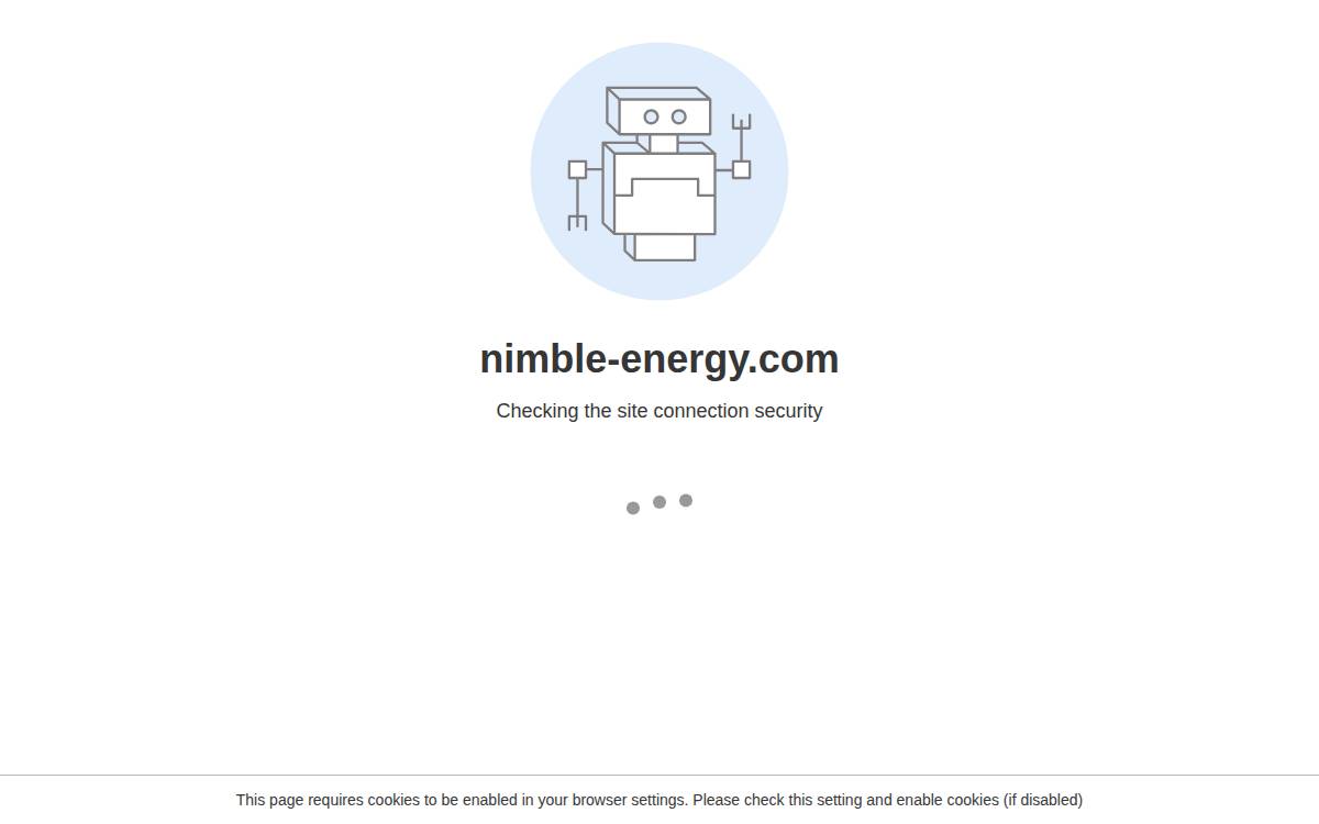 Nimble Energy website preview