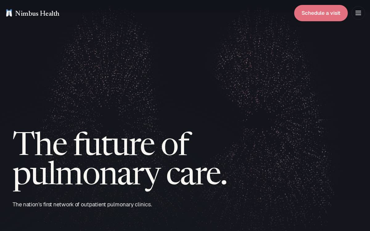 Nimbus Health website preview