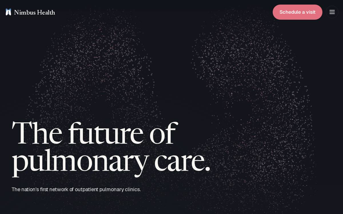 Nimbus Health website preview