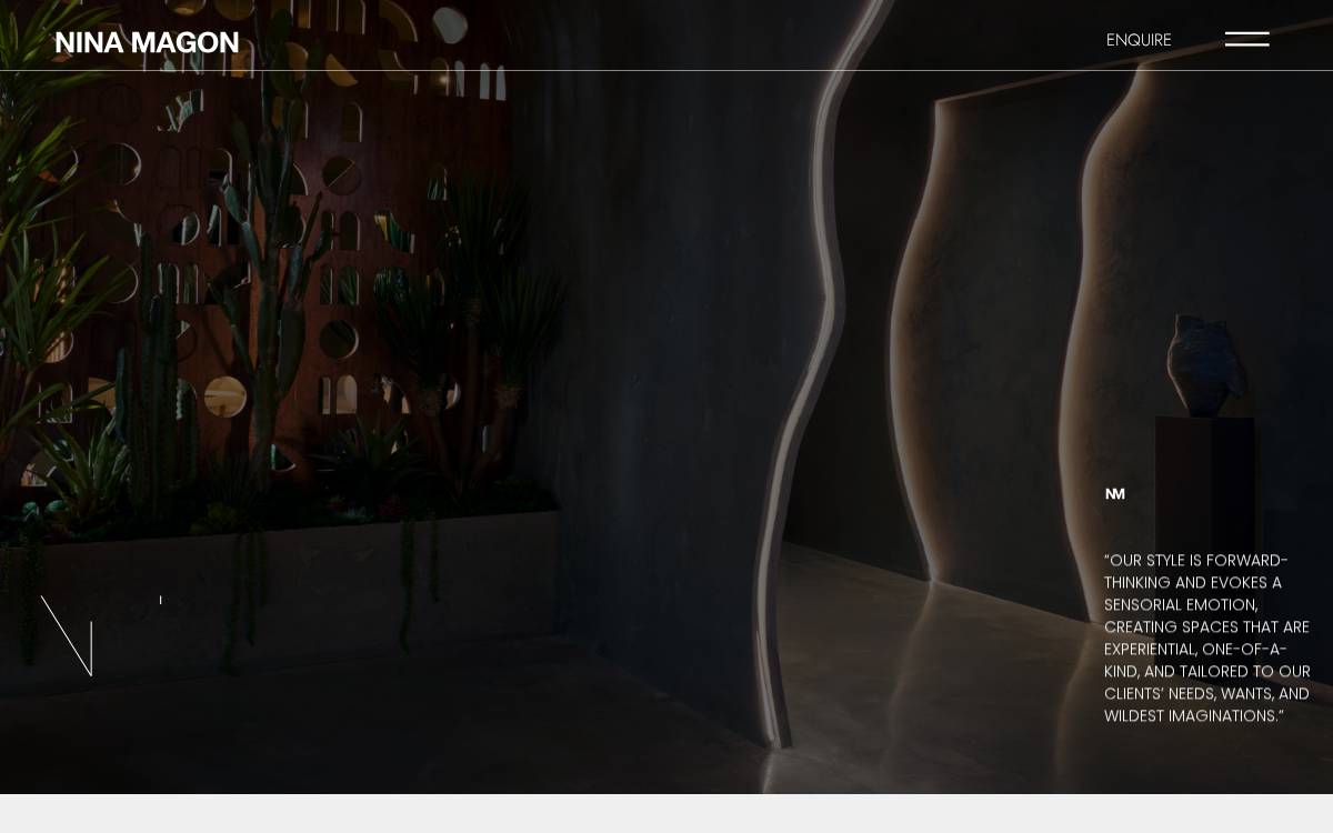 Nina Magon website preview