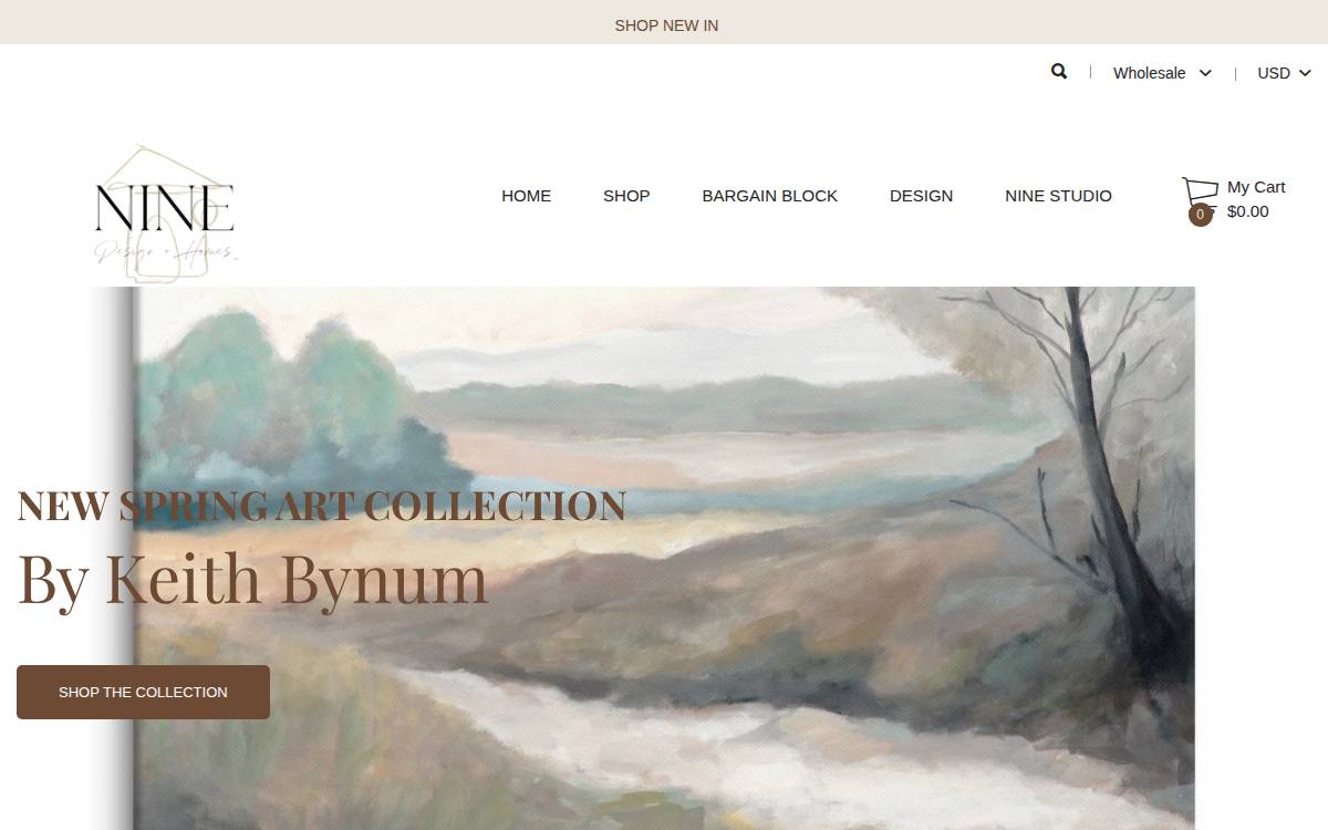 Nine website preview