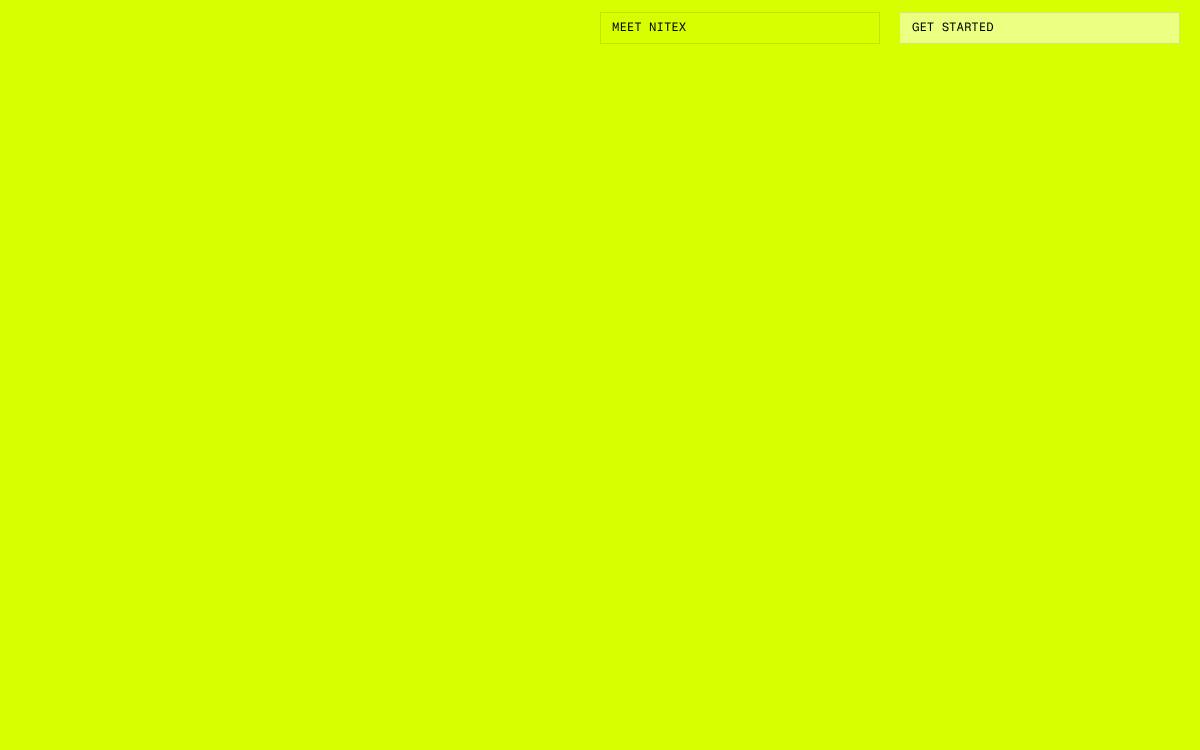 Nitex website preview