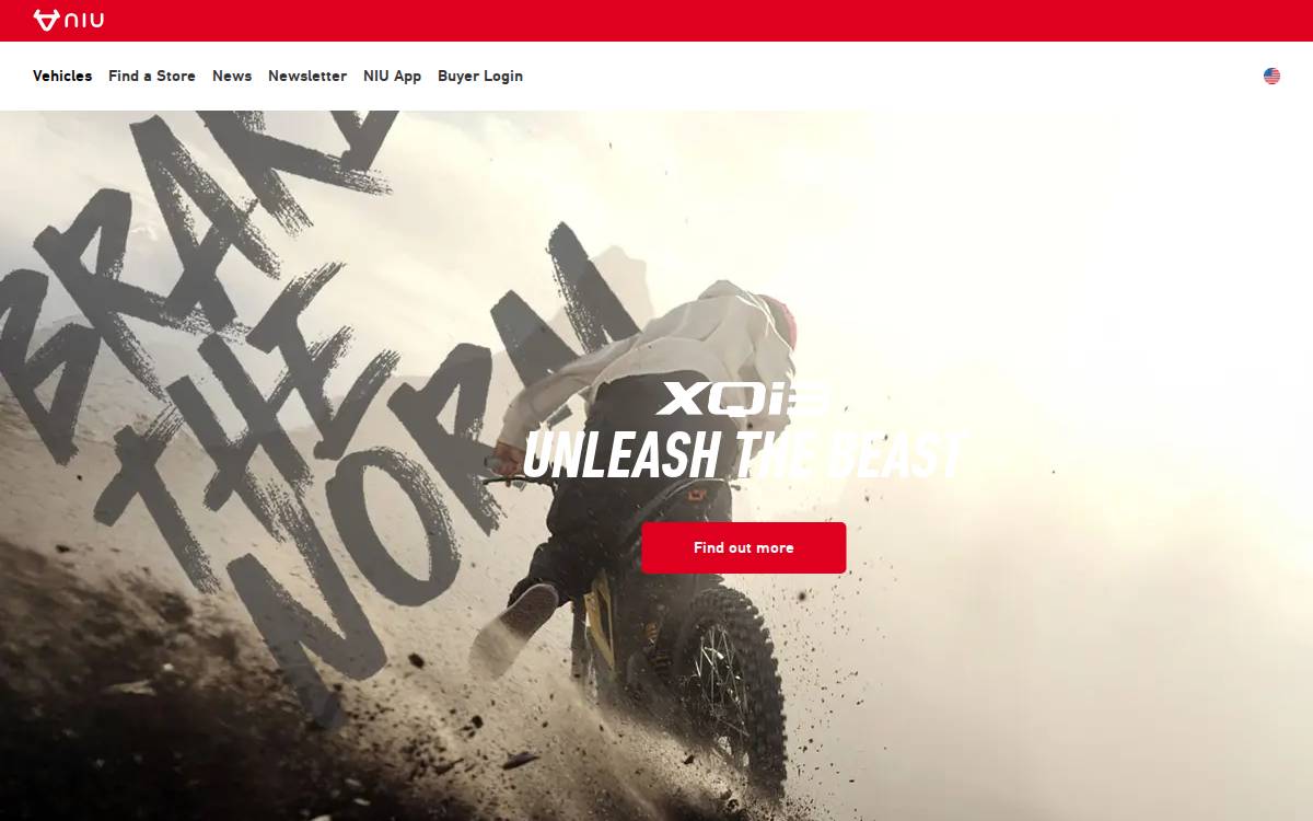 Niu website preview