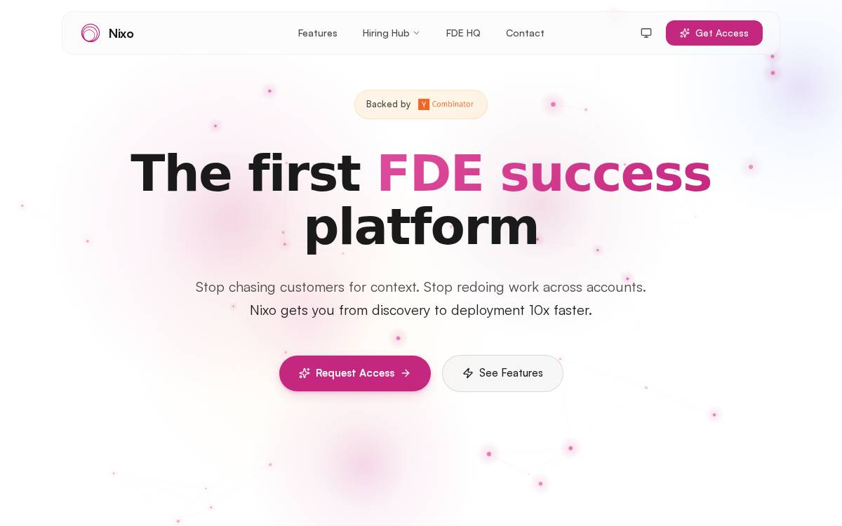Nixo website preview