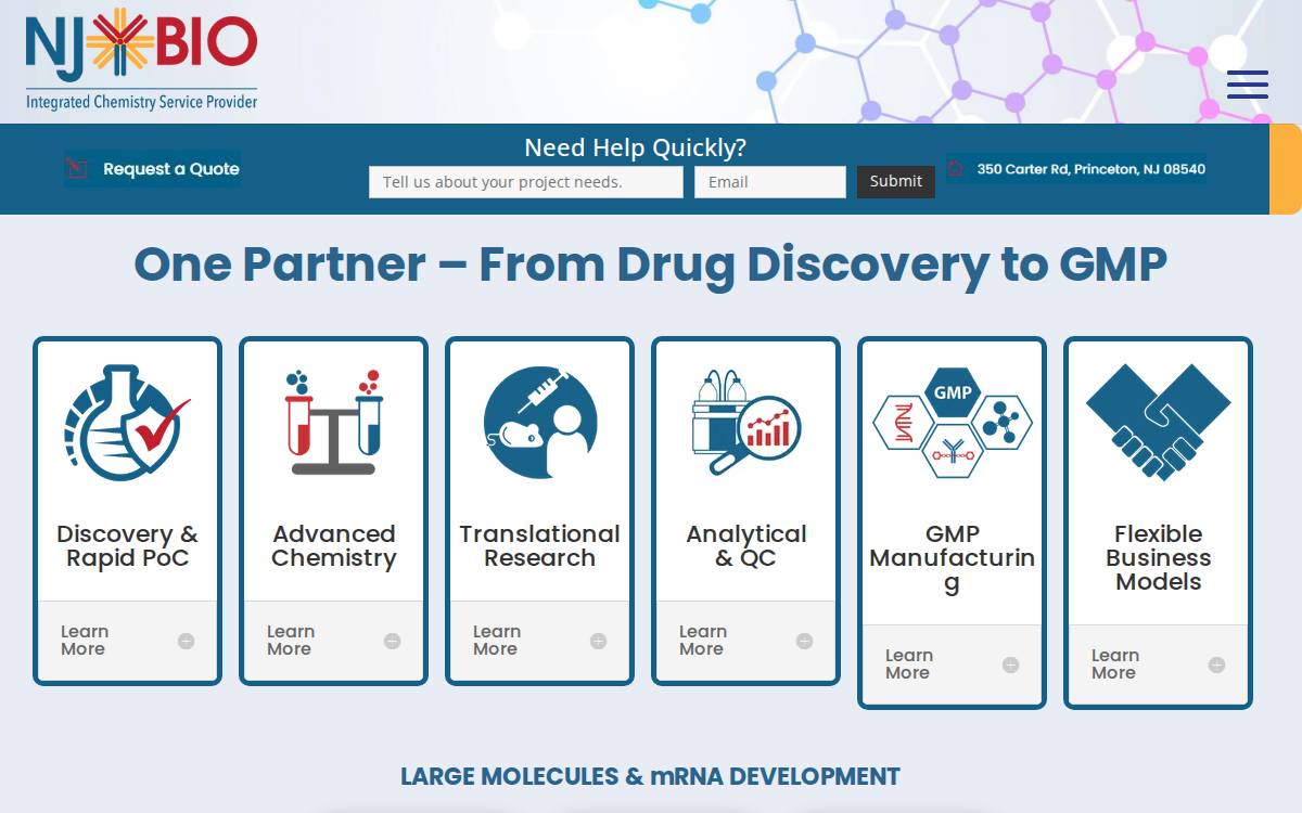 NJ BIO website preview