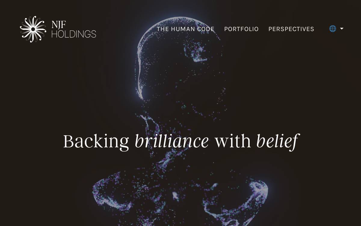 NJF Holdings website preview