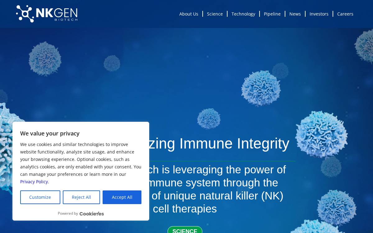 NKGen website preview
