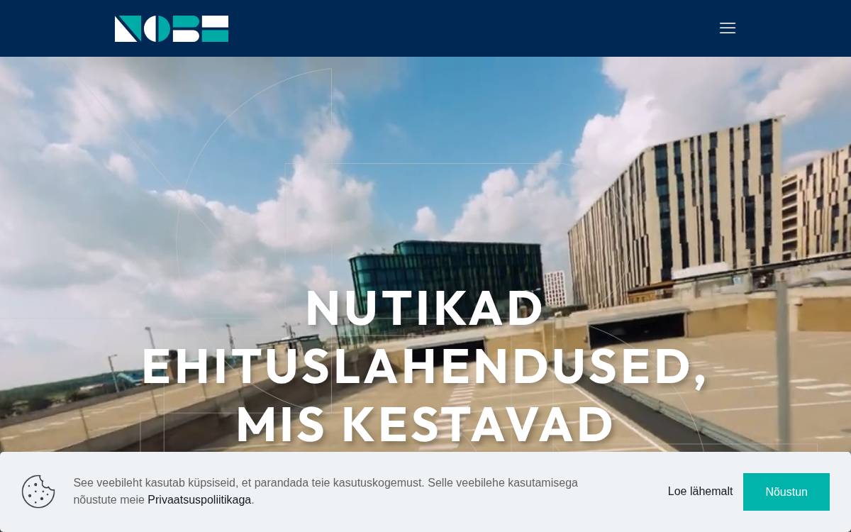 Nobe website preview