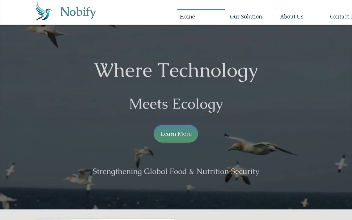 Nobify website preview