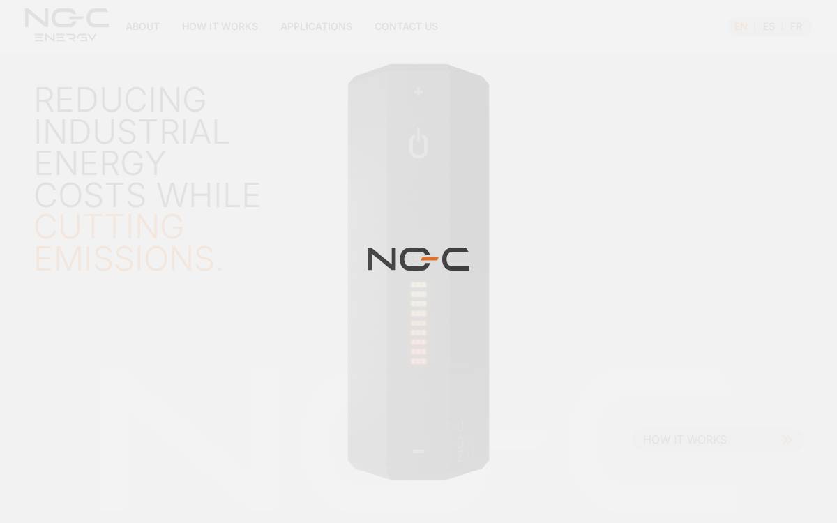 NOC Energy website preview