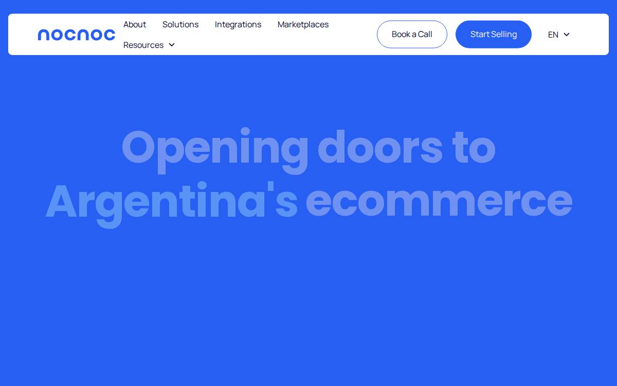 Nocnocstore website preview