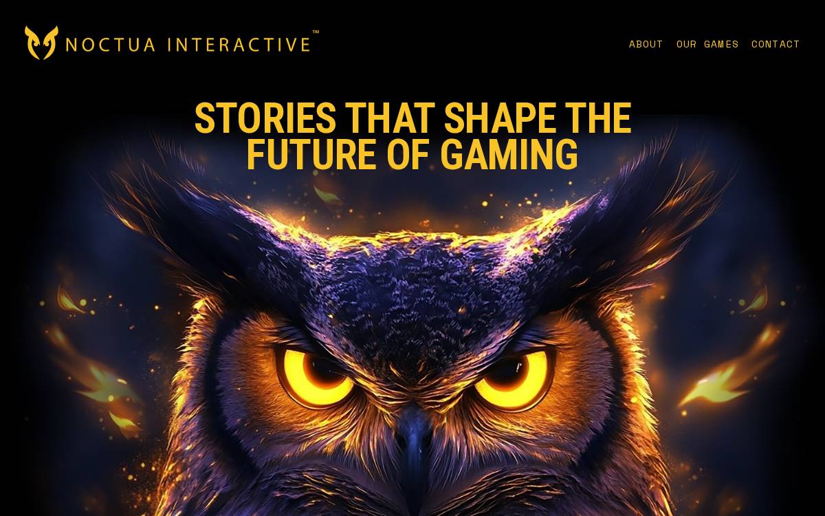 Noctua Interactive website preview