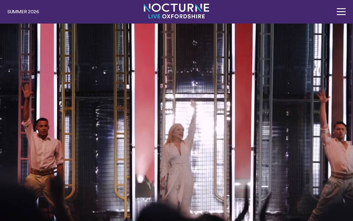 Nocturne Live website preview