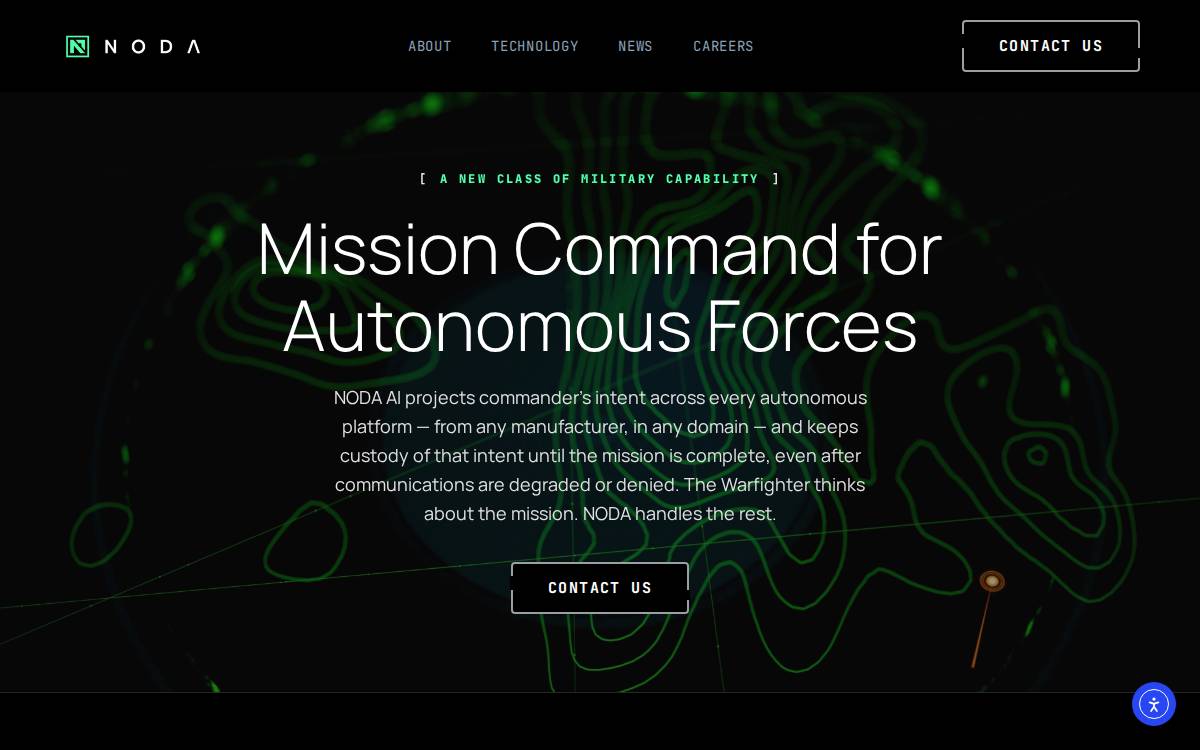 NODA AI Website website preview