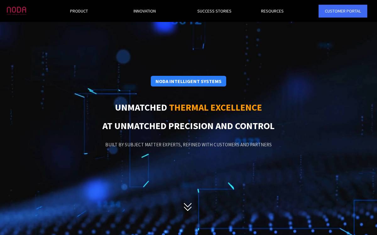 Noda Intelligent Systems AB website preview