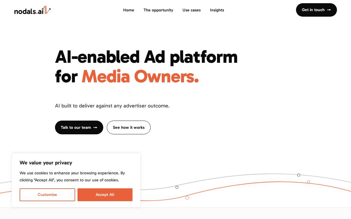 Nodals AI website preview
