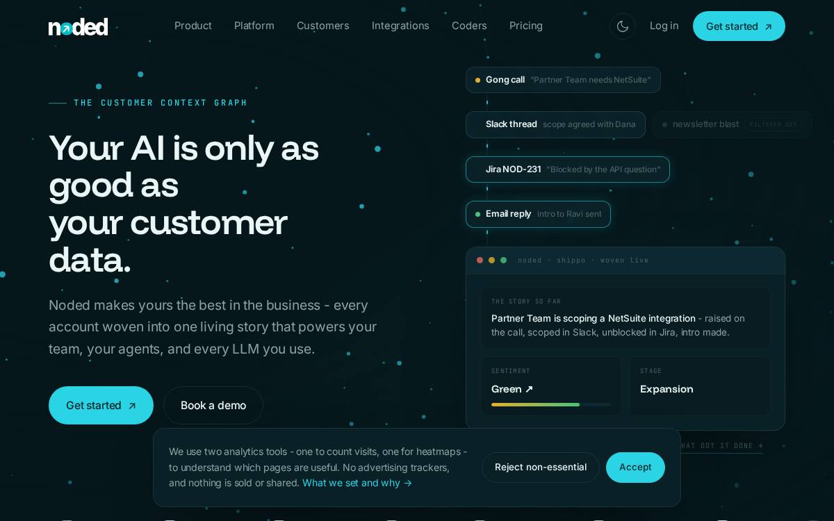 Noded AI website preview
