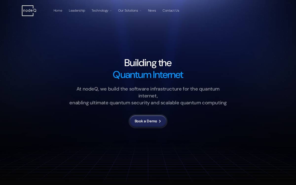 Nodequantum website preview