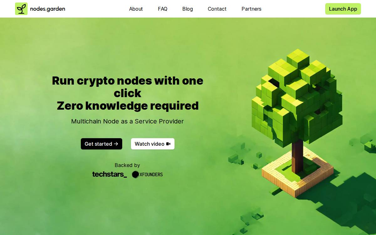 nodes.garden website preview