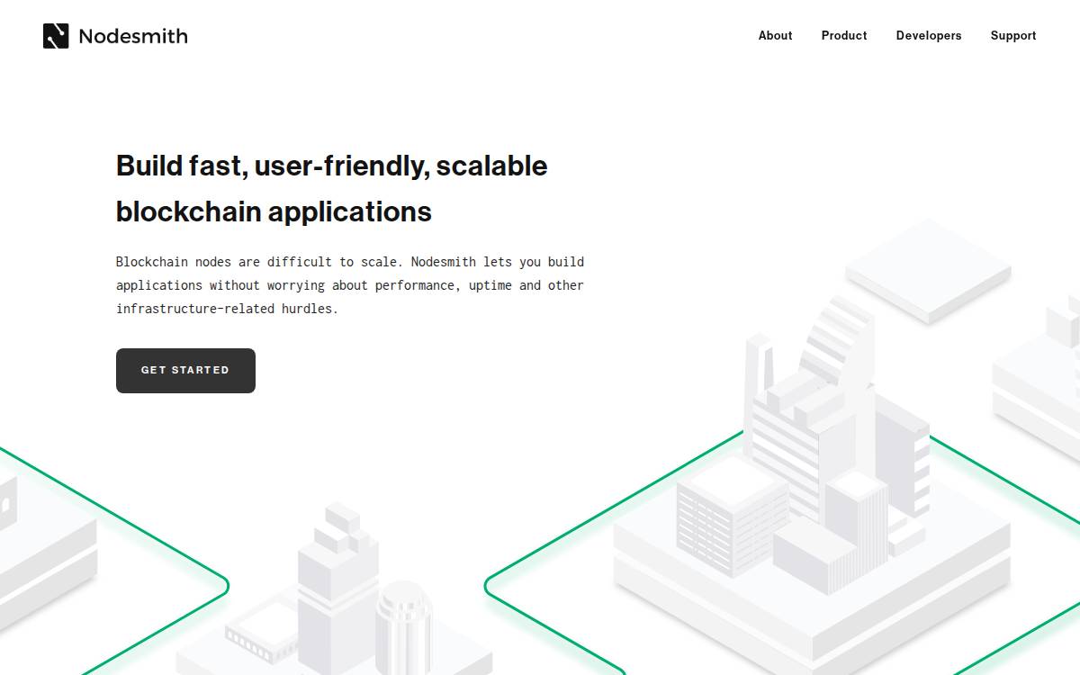 Nodesmith website preview