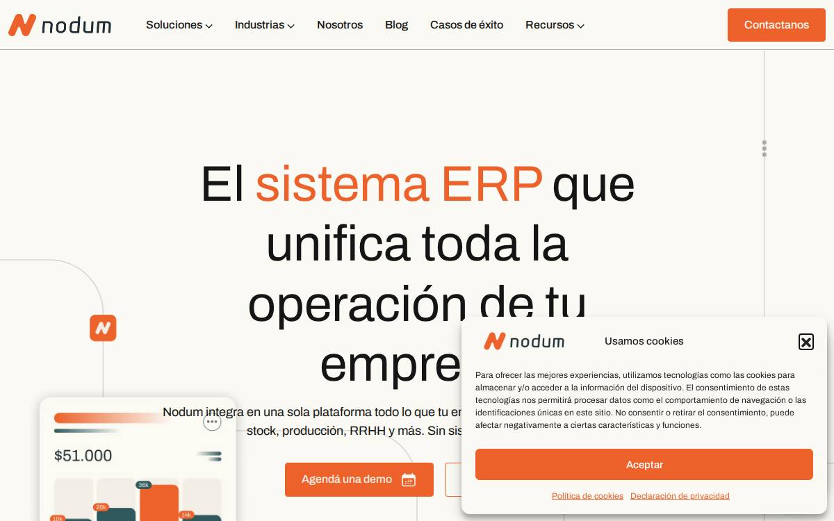 Nodumsoftware website preview
