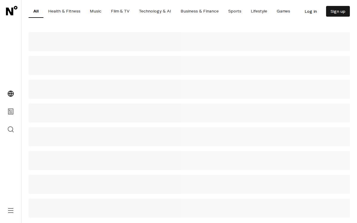 Noise website preview