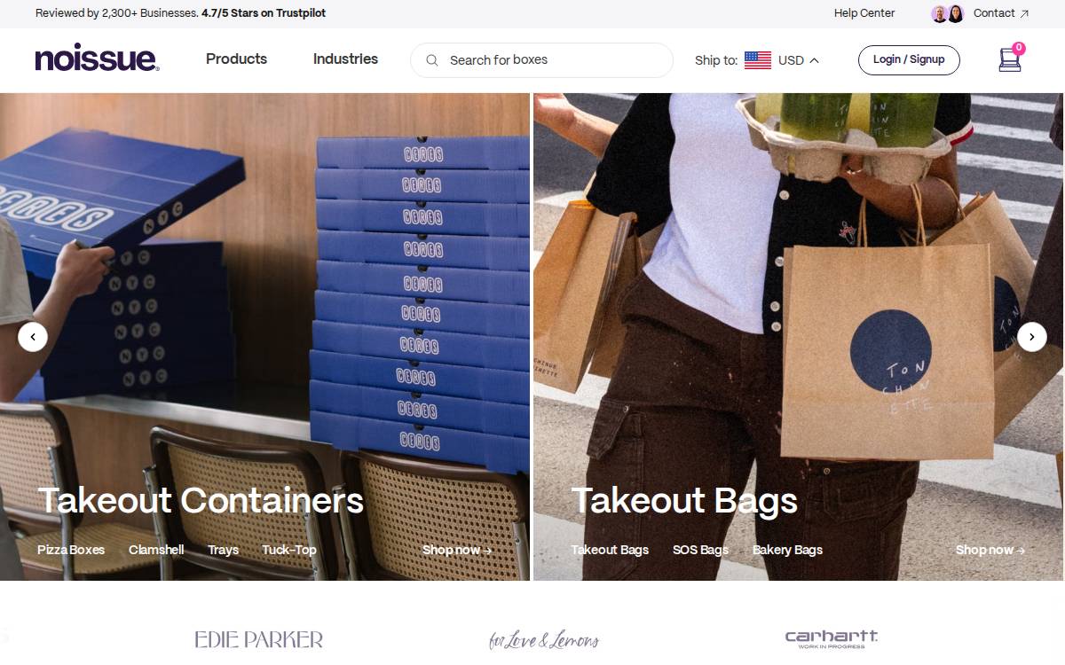 Noissue website preview
