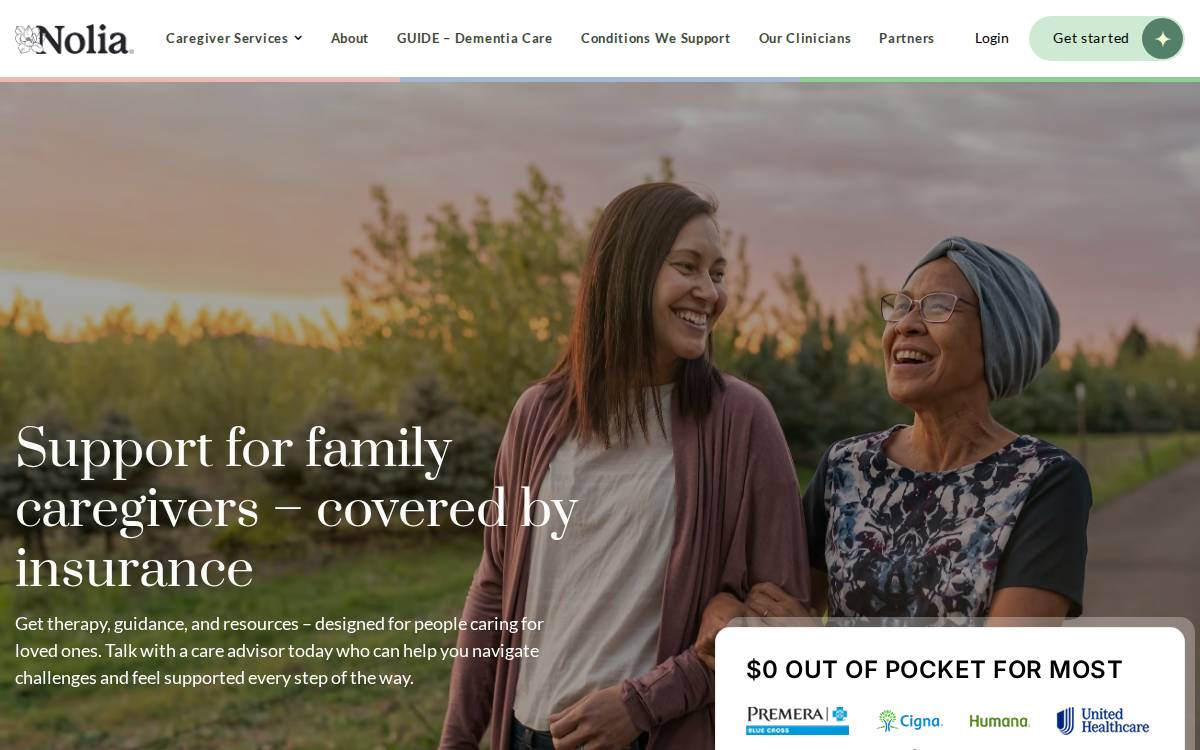 Nolia website preview