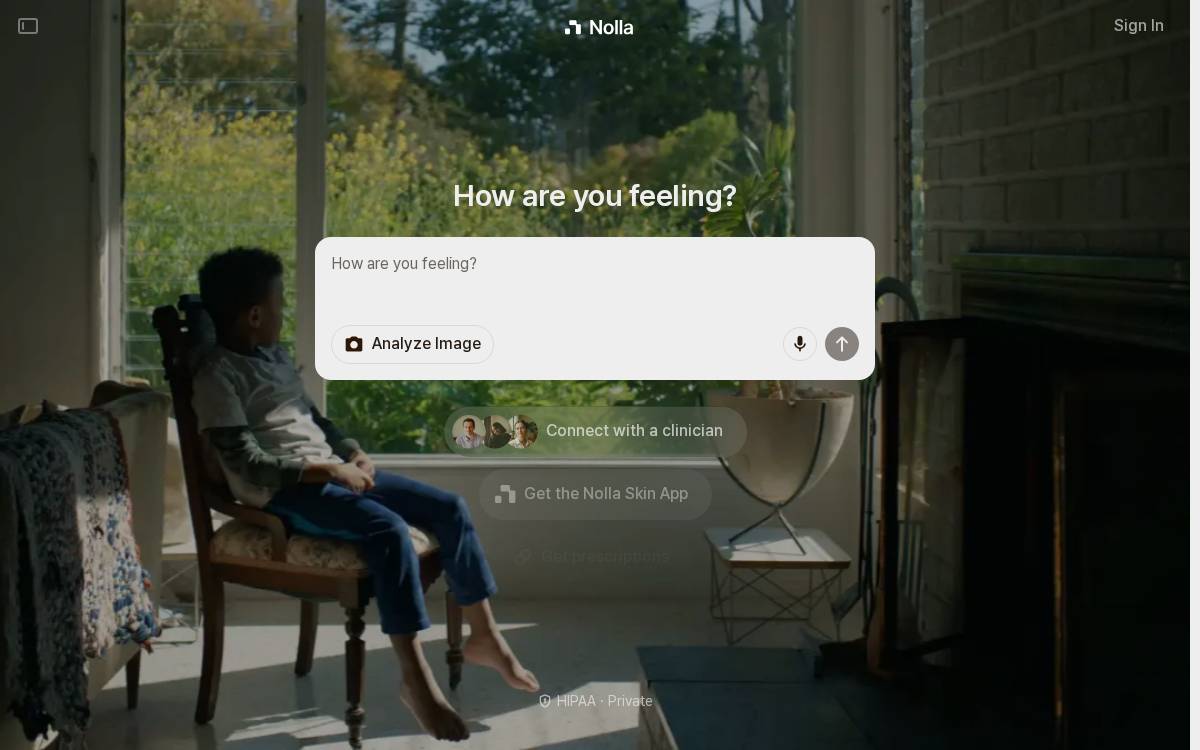 Nollahealth website preview