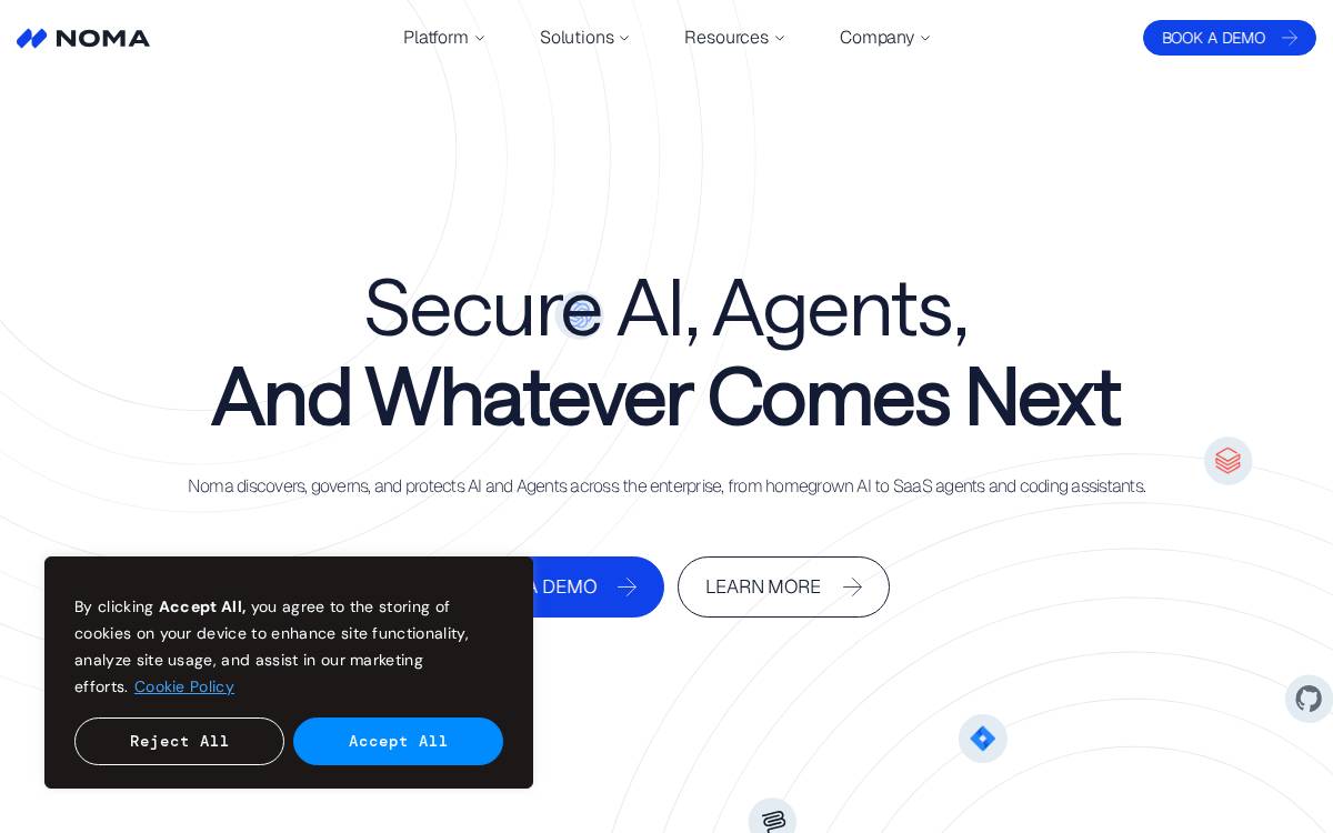 Noma Security website preview
