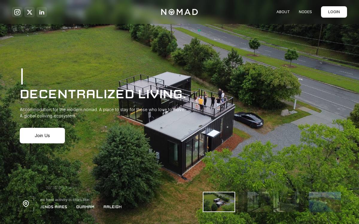 Nomad website preview