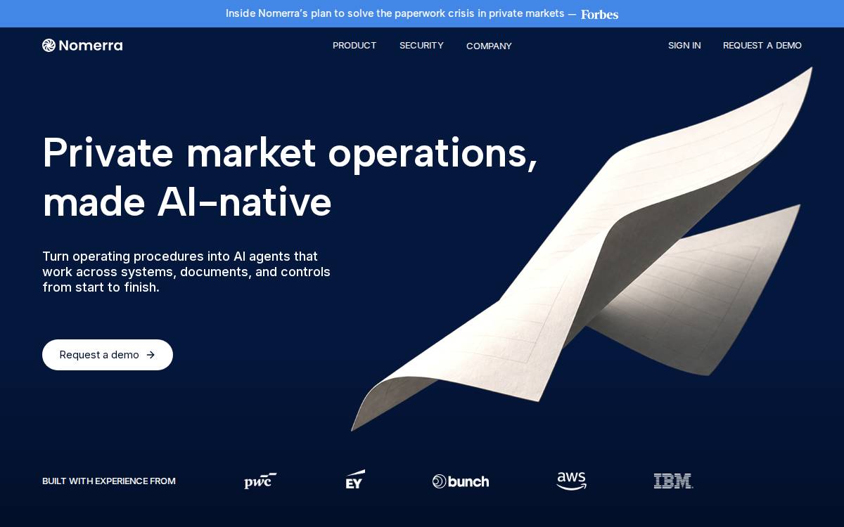 Nomerra website preview