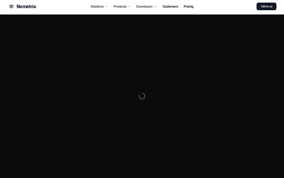 Nometria website preview
