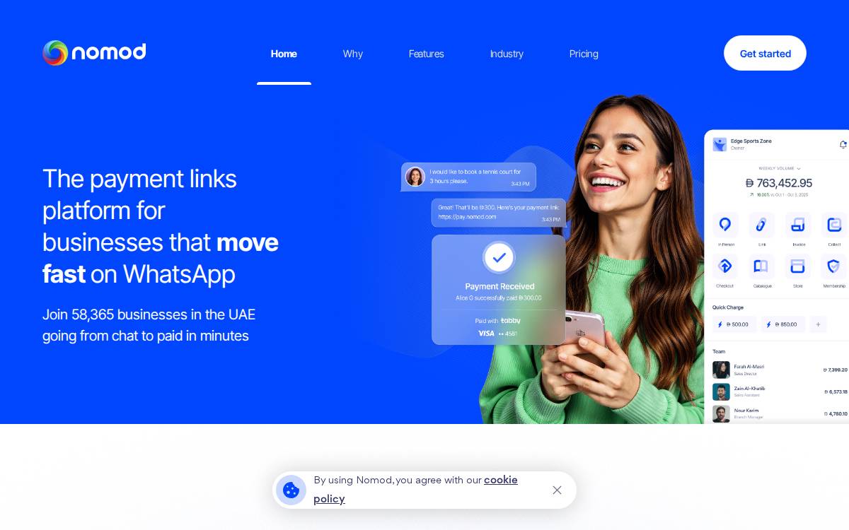 Nomod website preview