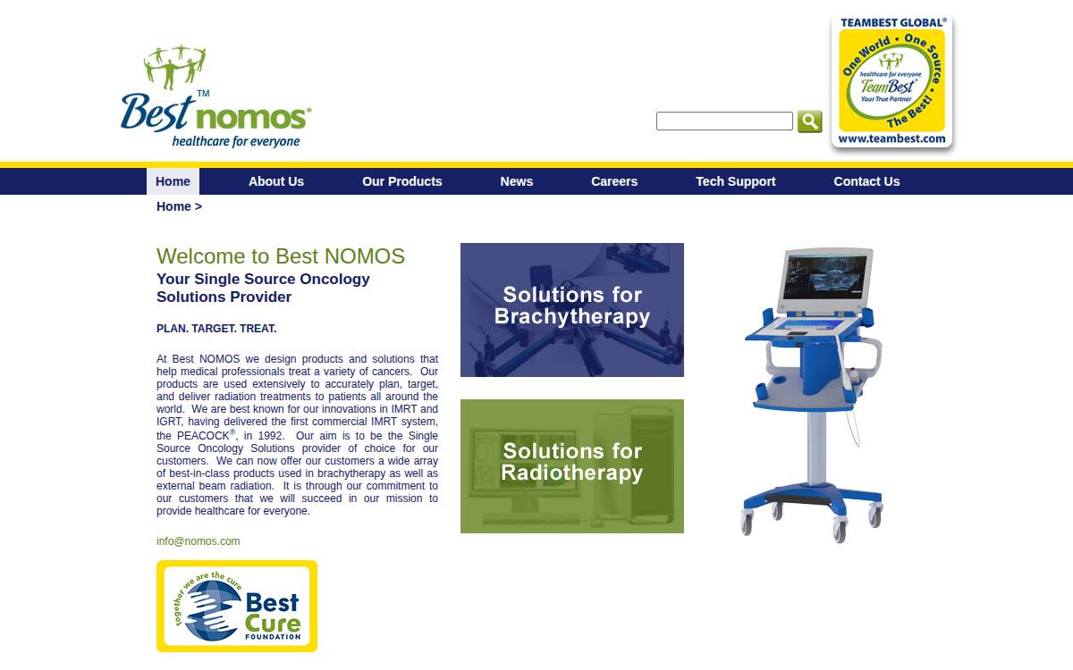 Nomos website preview
