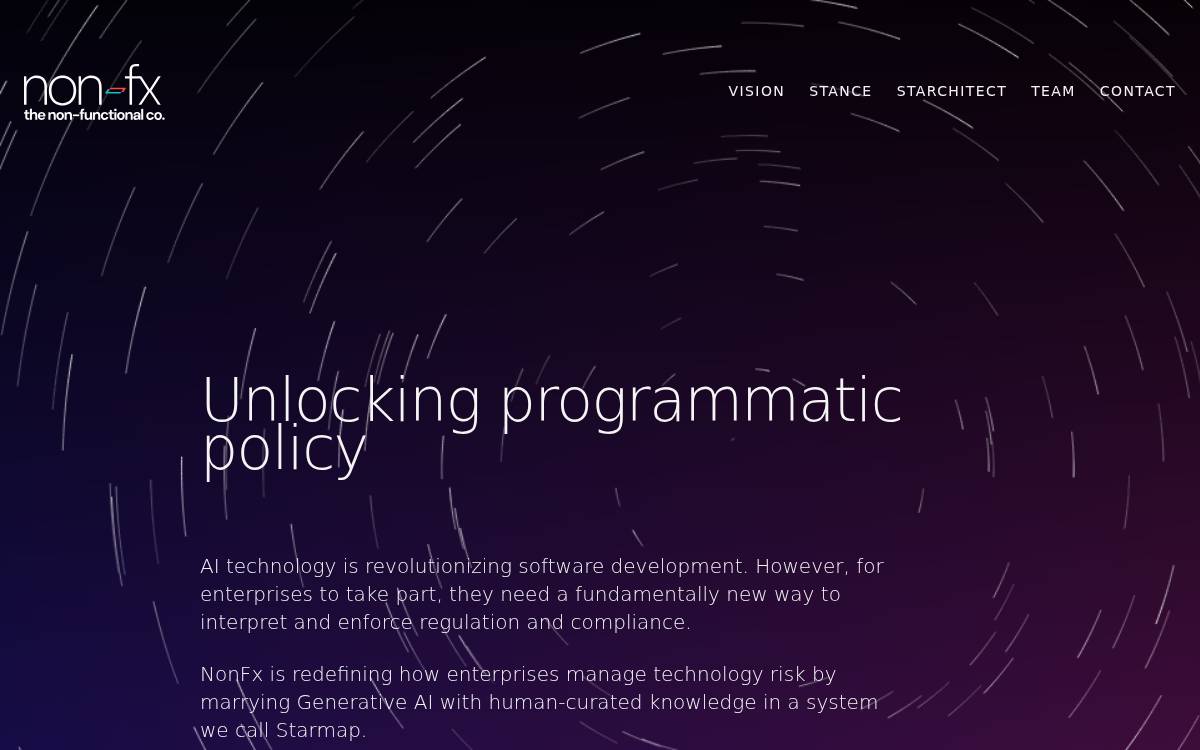 NonFX website preview