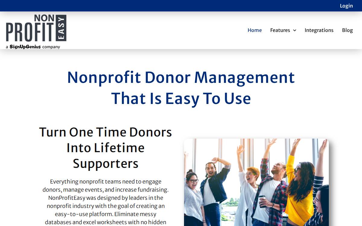 NonProfitEasy website preview