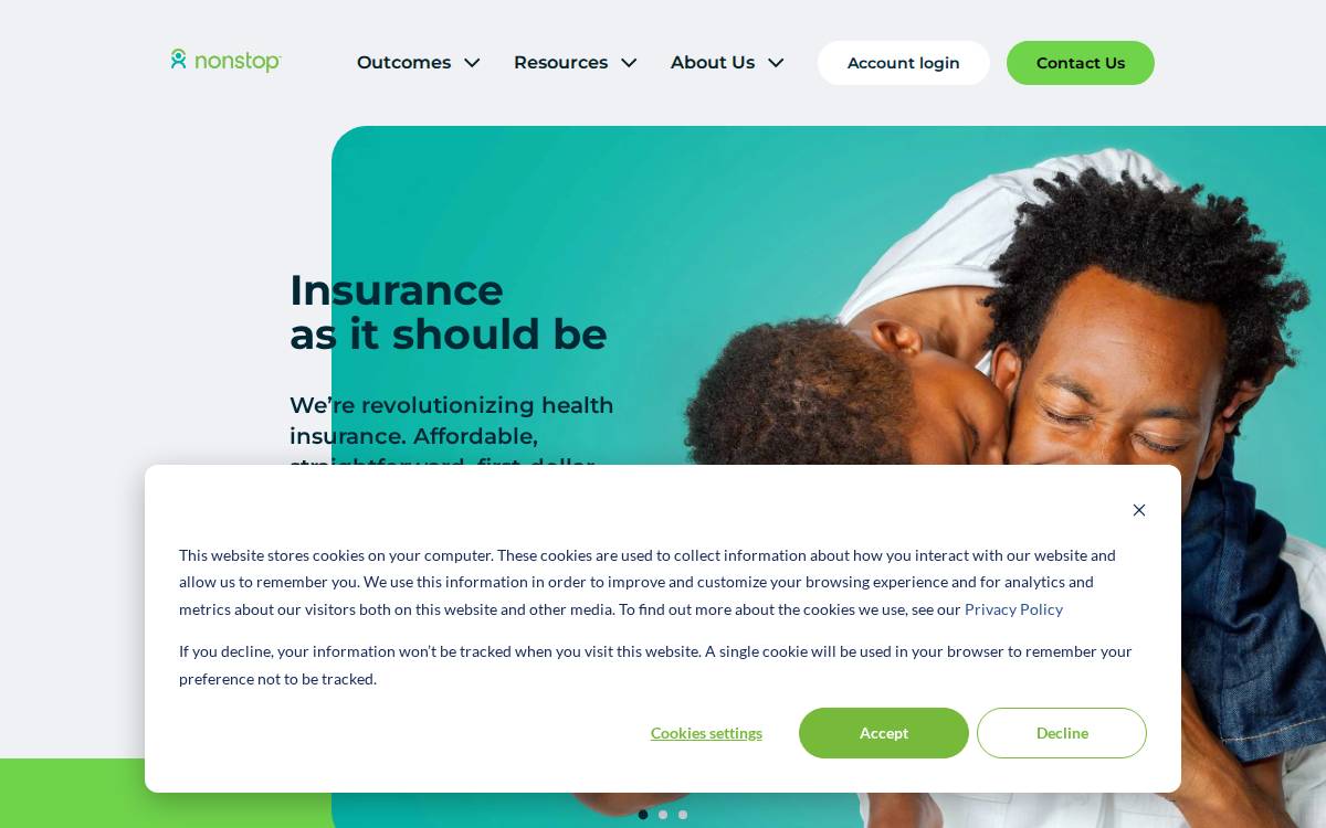 Nonstop Health website preview