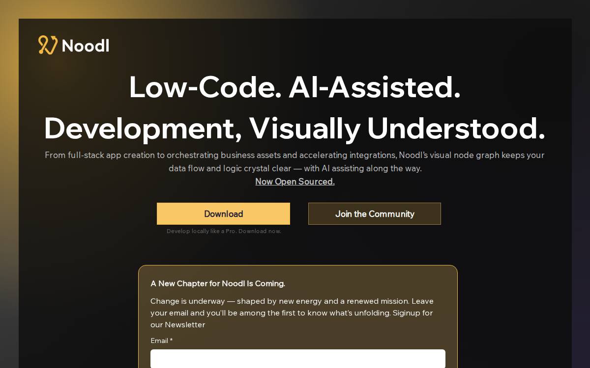 Noodl website preview