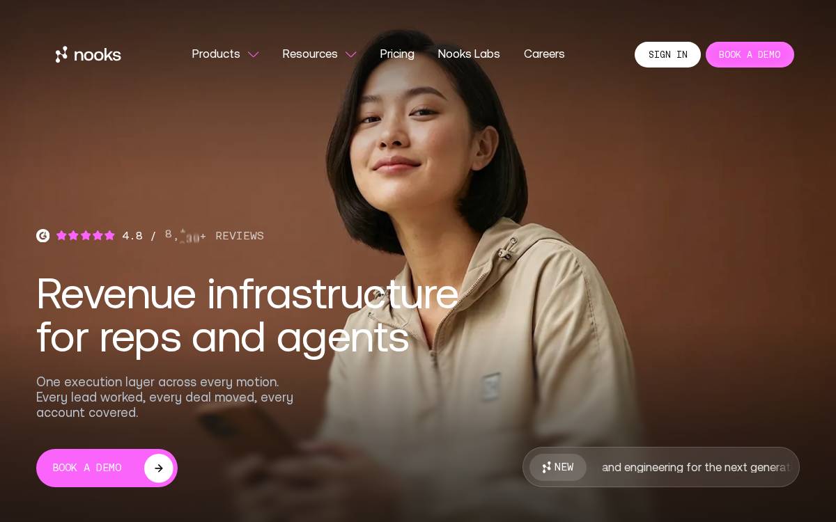 Nooks Communication website preview