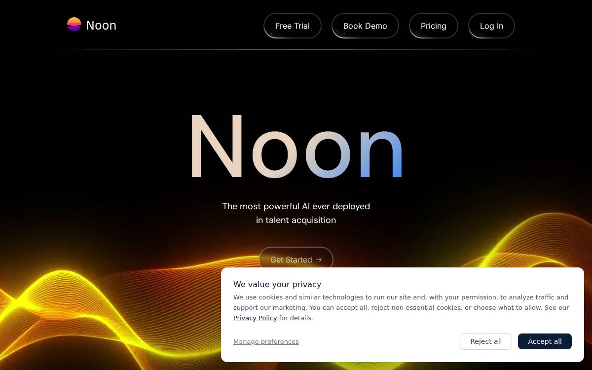 Noon website preview