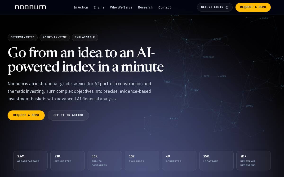 Noonum website preview
