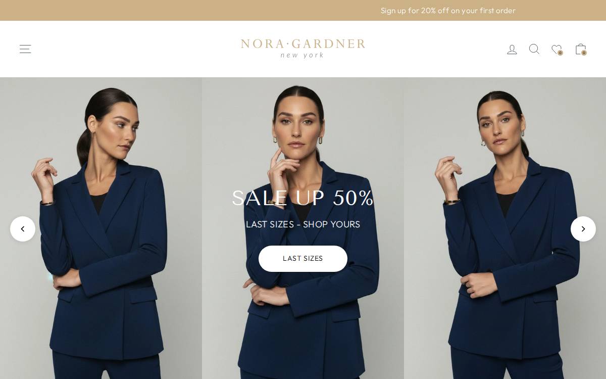 Nora Gardner website preview