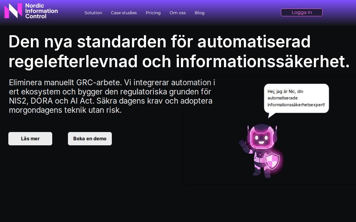 Nord Ic website preview